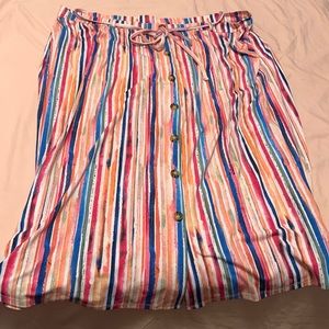 Long Multi-color skirt